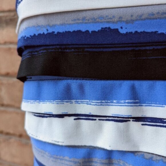 Sandra Darren striped sleeveless midi dress - Picture 5 of 8